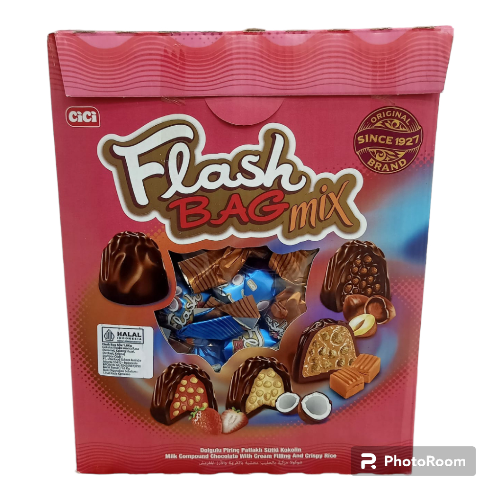 

Coklat Flash Bag Mix 1800gram