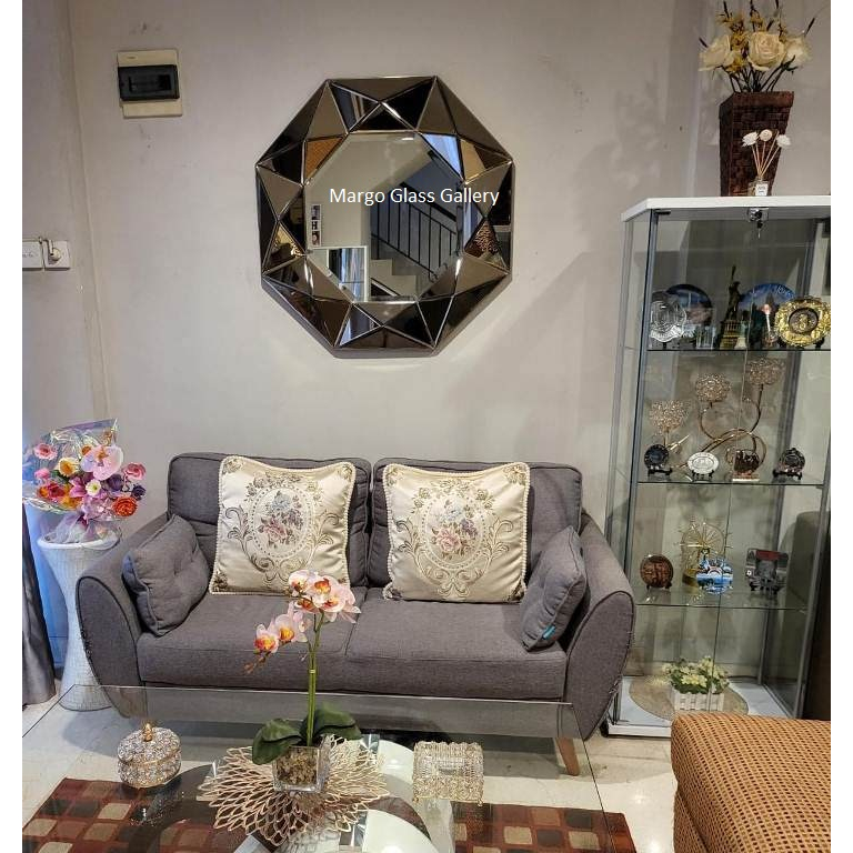 Hiasan Dinding/Cermin Dinding 3D/Cermin Gantung/Dekorasi Ruang Tamu/Cermin Hias