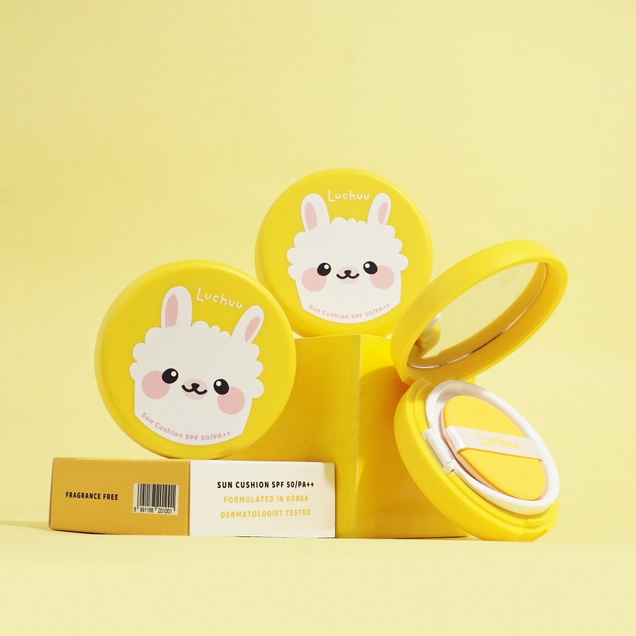Luchuu Sun Cushion SPF 50 PA++, Sunblock Anak