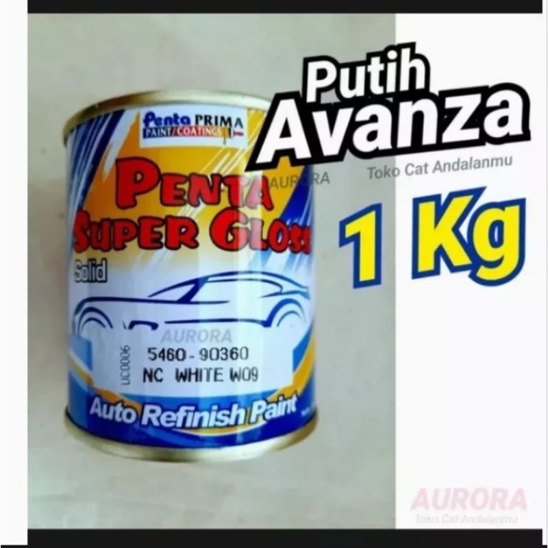CAT PUTIH AVANZA WO9 1KG