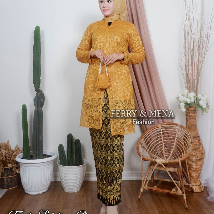 SET KEBAYA TUNIK /KEBAYA BRUKAT/TUNIK KEBAYA/KEBAYA MODERN/PESTA/WISUDA