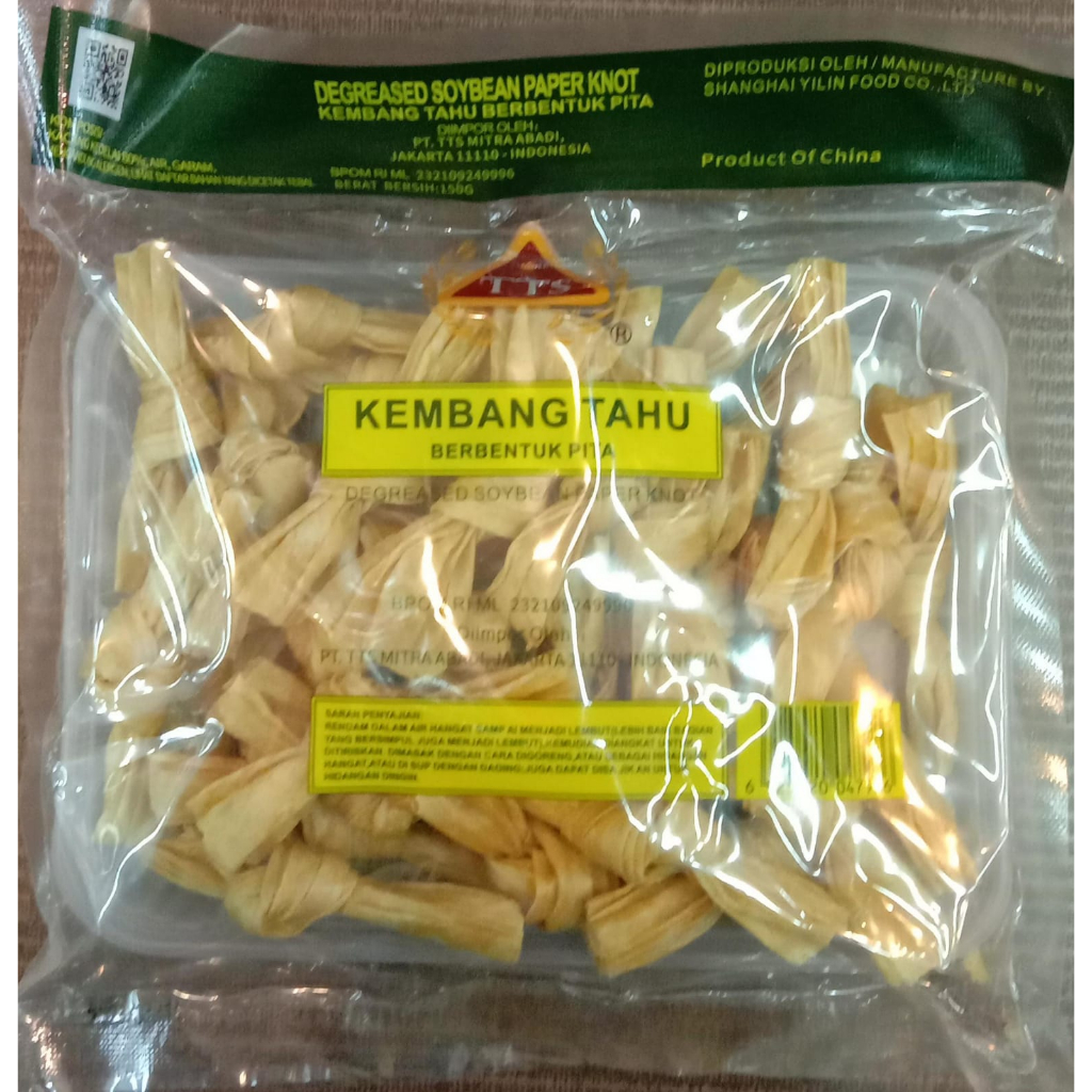 

TTS kembang tahu berbentuk pita 150g