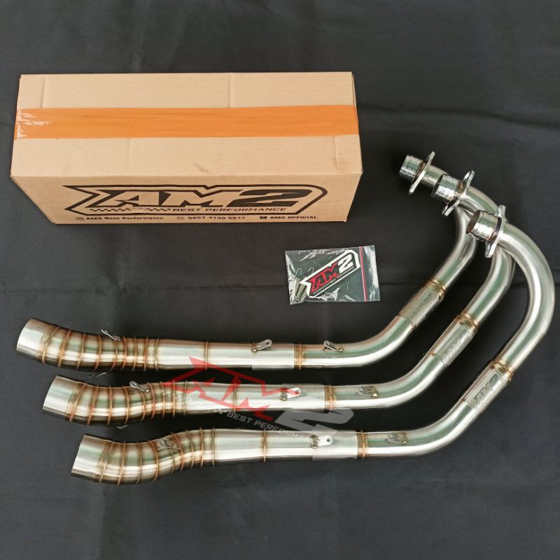 Leher Knalpot Only Rol Bending 304 Original Am2 Best Performance Cb Gl Mp Tiger