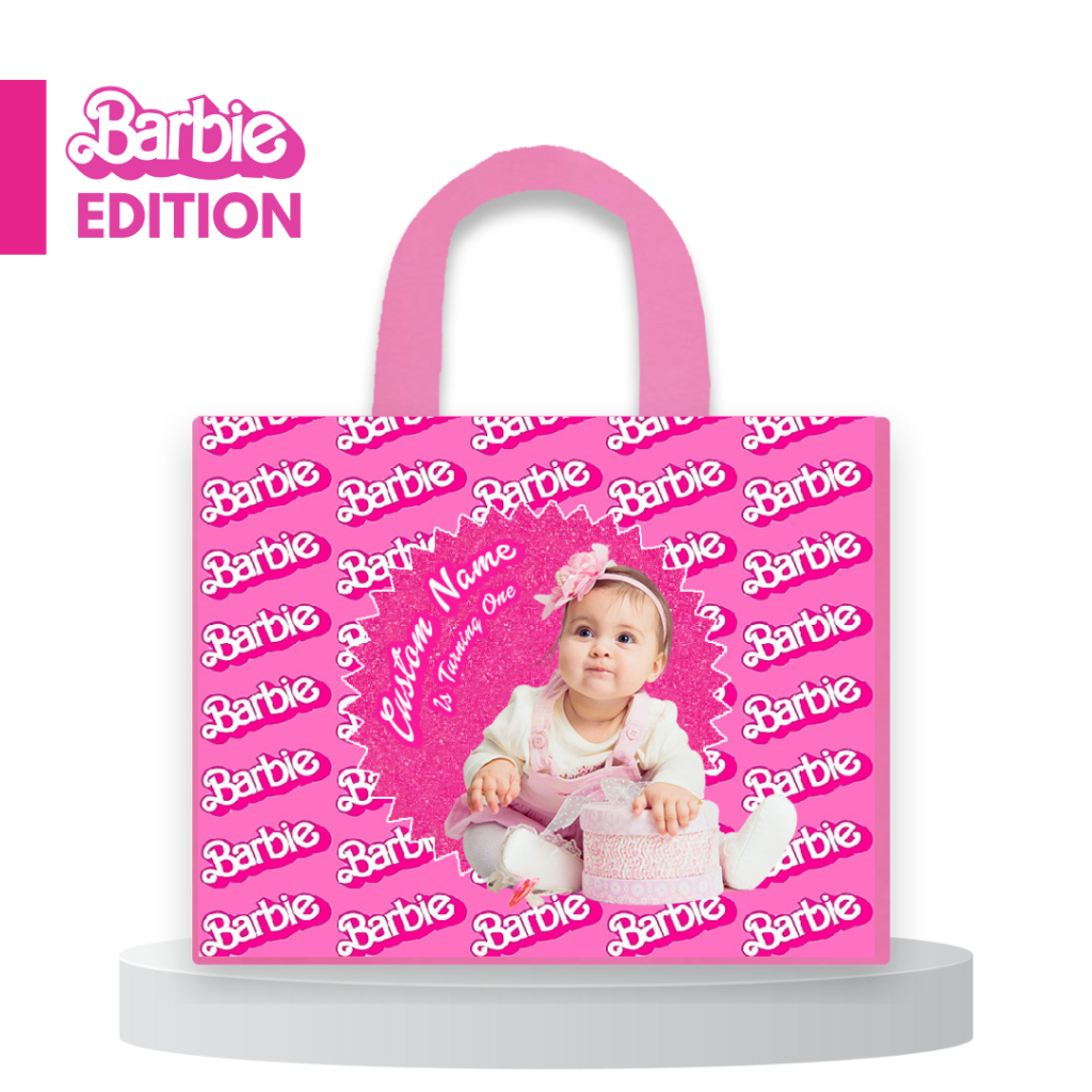 

TAS ULTAH BARBIE GIRLS NEW EDITION GOODIEBAG HAMPERS TAS CUSTOM FOTO+NAMA