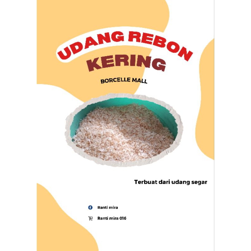 Udang rebon kering/ Udang kering tawar