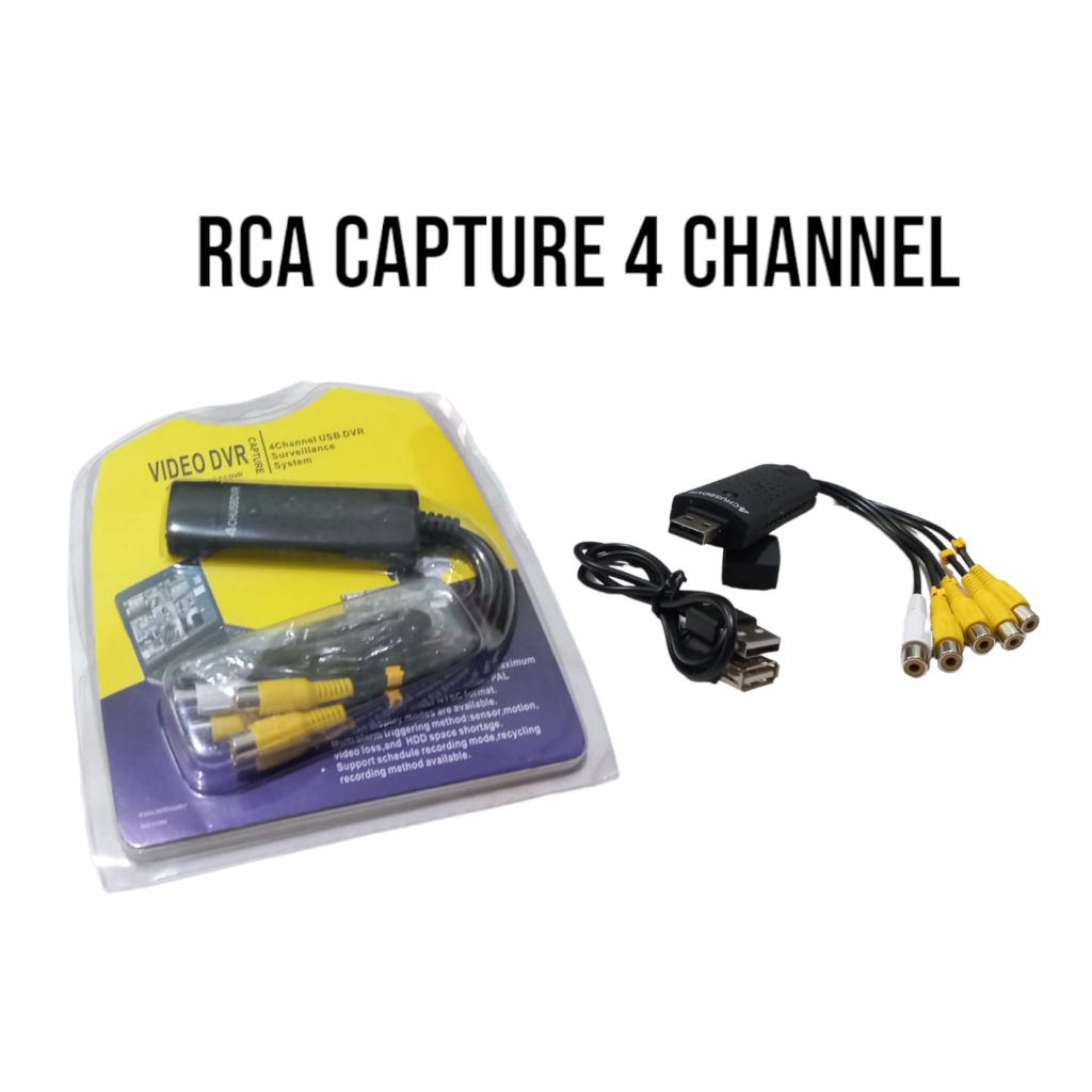 RCA 4 Chanell To Usb (USB DVR)