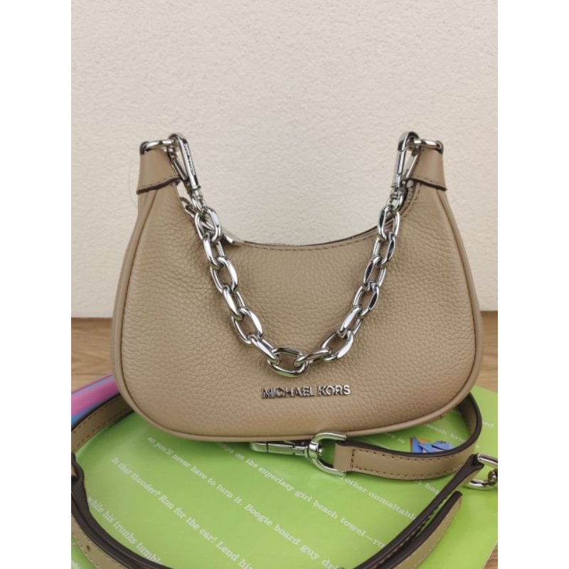 MK Cora Mini Zip Camel