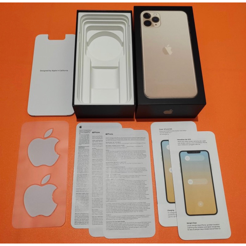 Dus Box iPhone 11 Pro Max 256GB Gold iBox Original Copotan 100%