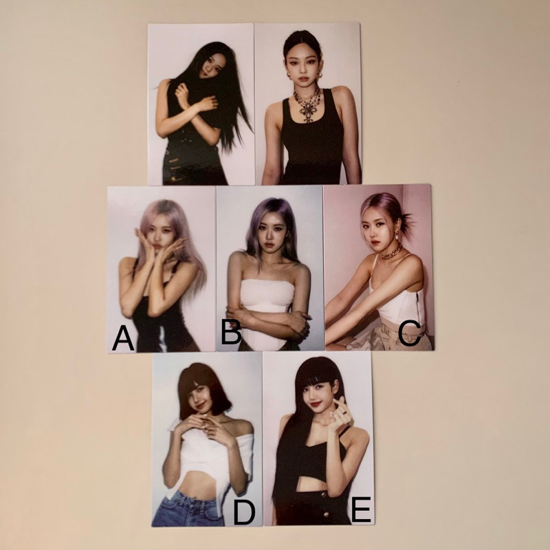 BLACKPINK THE ALBUM PC PHOTOCARD OFFICIAL - Jisoo Jennie Rosé Lisa