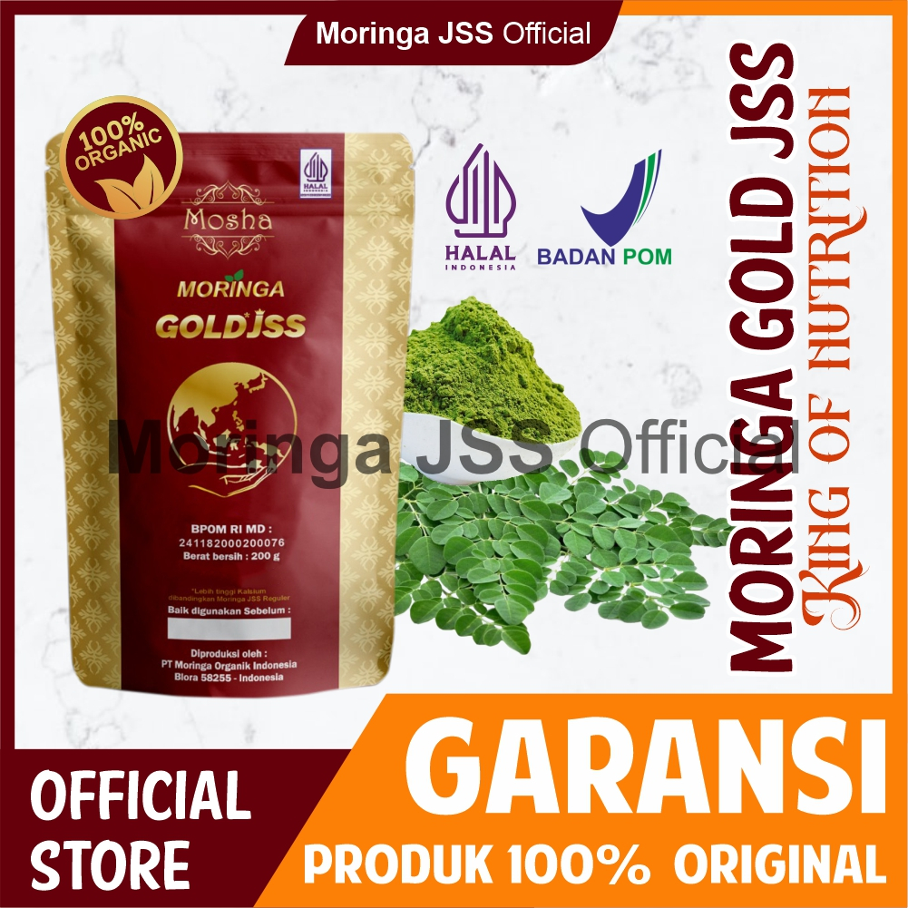 moringa gold jss king of nutrition minuman kesehatan tubuh