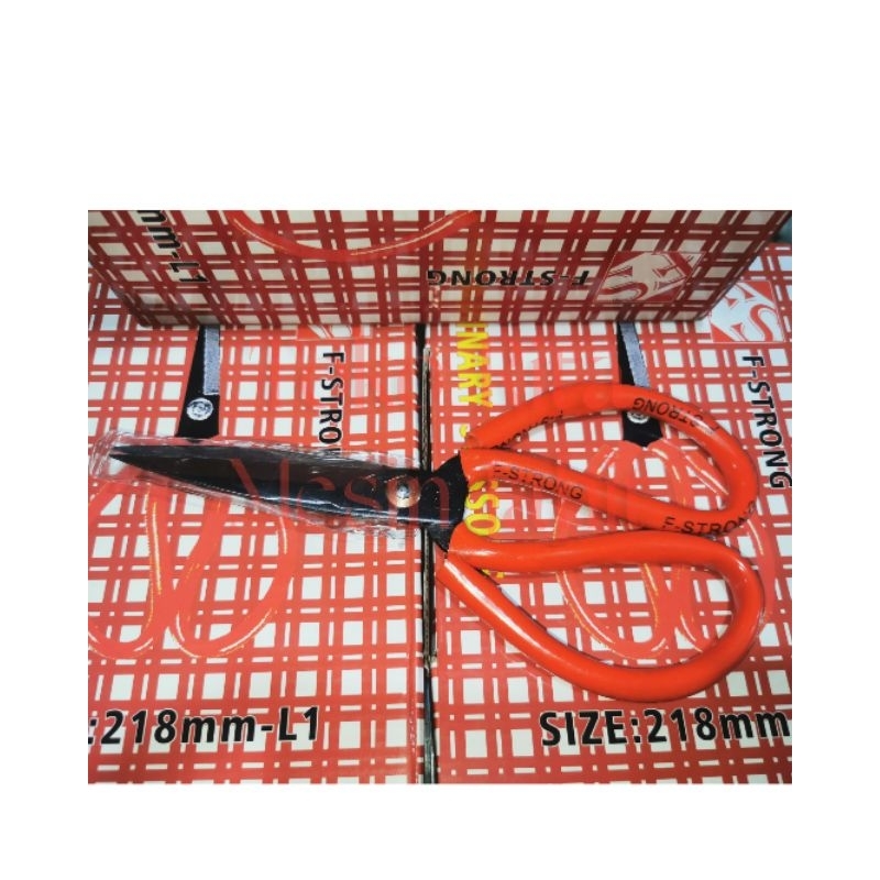 

gunting kodok f-strong 218mm-L1 gagang merah