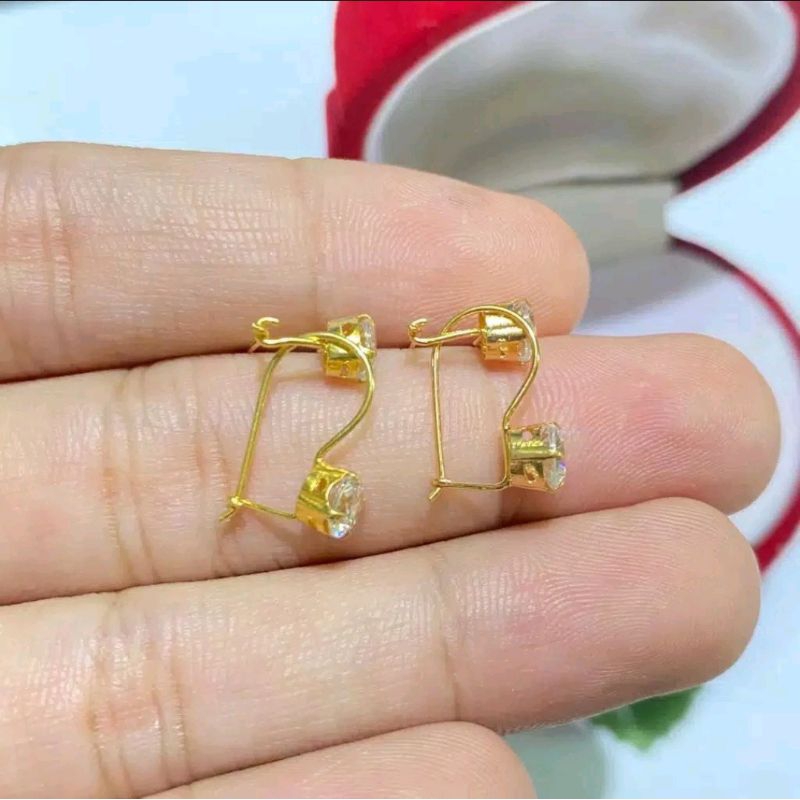 Anting Permata Desi emas Anting Desi Gold