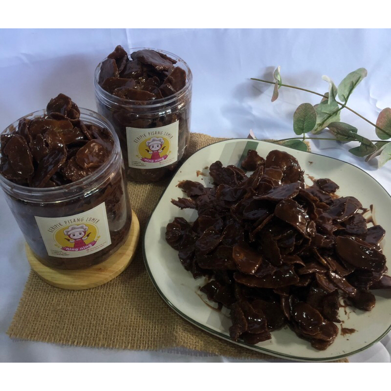 

Keripik pisang Lumer ning ning