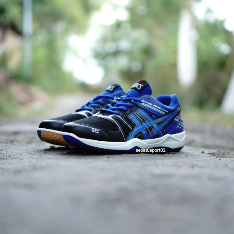 SEPATU VOLLY OLAHRAGA BULUTANGKIS JOGING ASIC