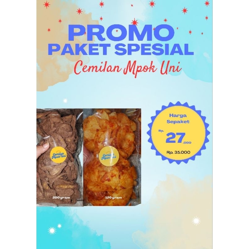 

Promo Paket Spesial Cemilan