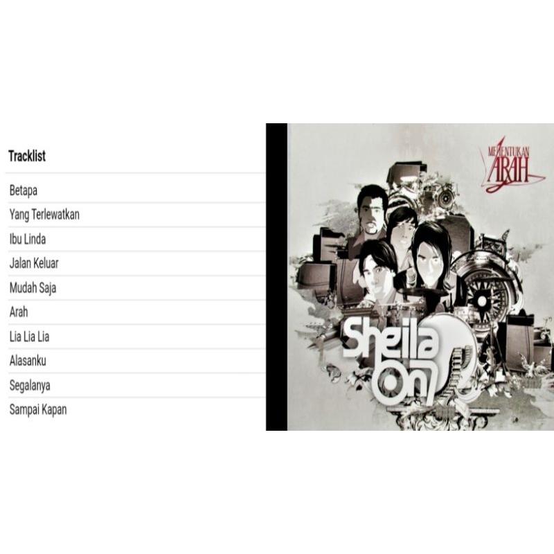 sheila on 7 vcd album menentukan arah