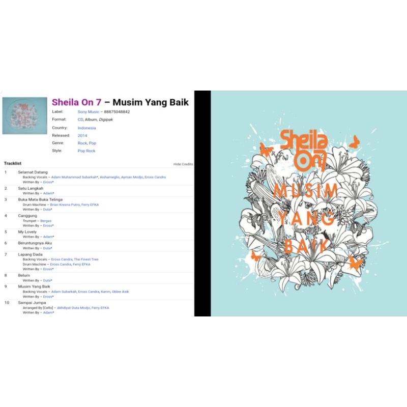 sheila on 7 cd album musim yang baik 2014