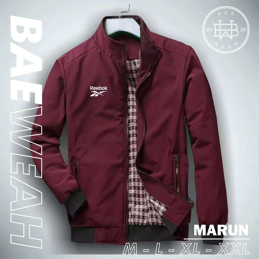 Jaket Pria REI Outdoor Semi Waterproof Anti Air Jaket Harrington Musim dingin