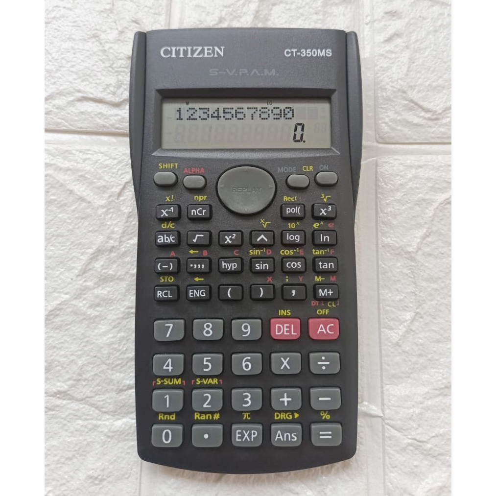 

KALKULATOR SCIENTIFIC CT 350 MS / KALKULATOR STATISTIK ILMIAH FISIKA SAINS - MR