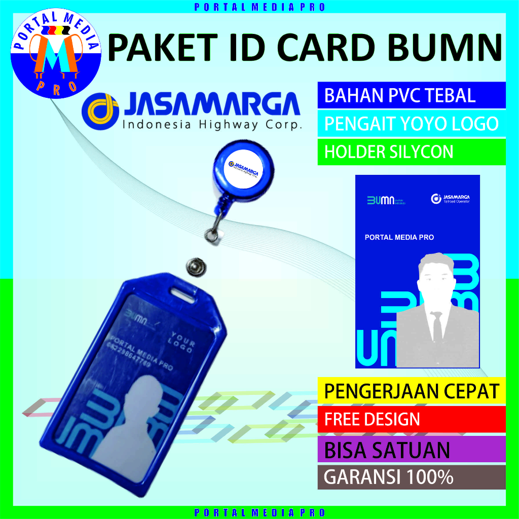 ID Card BUMN Jasamarga Paket Holder Yoyo logo