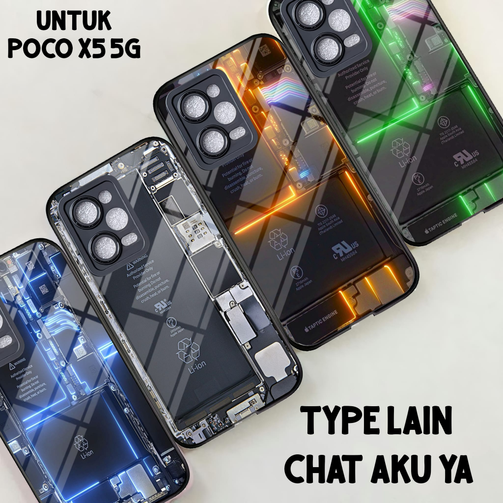 JON-STORE ( JC 15 ) Softcase  Glossy kilau MESIN HP Untuk XIAOMI POCO X5 PRO  REDMI NOTE 9/ 9 PRO/10