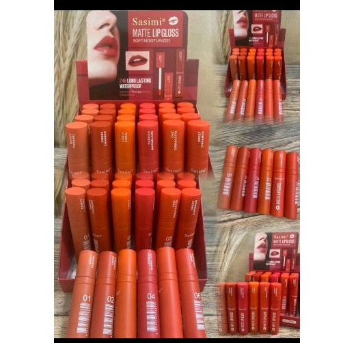 lipgloss sasimi matte 6pc