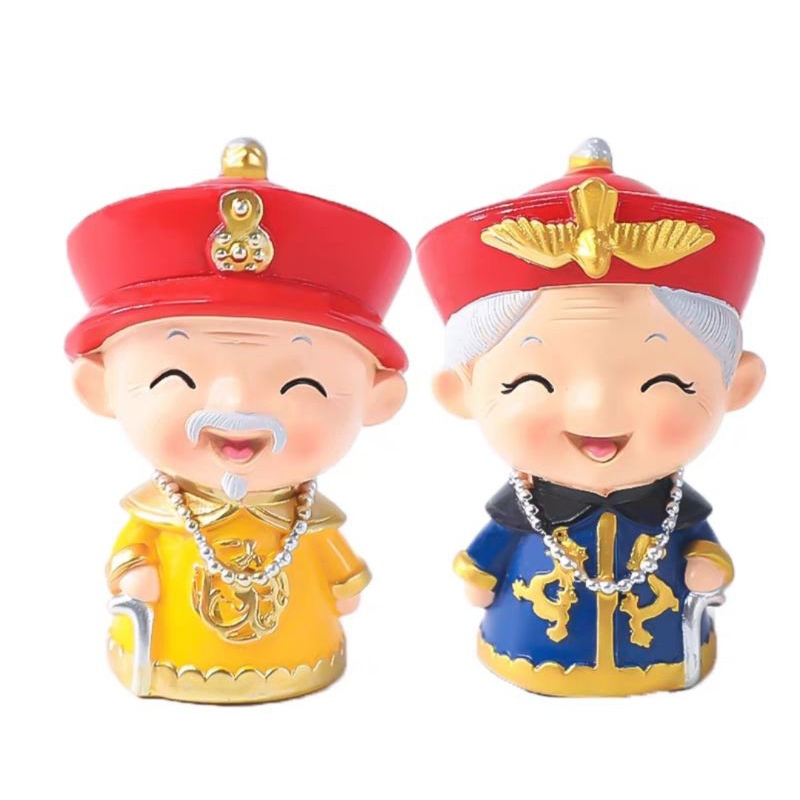 Patung akong ama / hiasan kakek nenek / patung kakek nenek