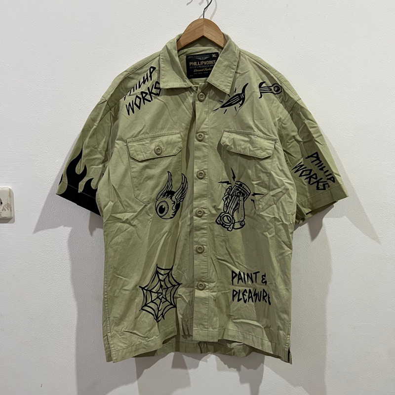 kemeja phillip works x irvine jasta