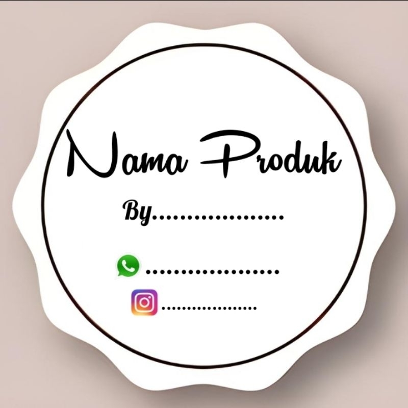 

STIKER PRODUK CEMILAN / UNTUK KEMASAN MAKANAN