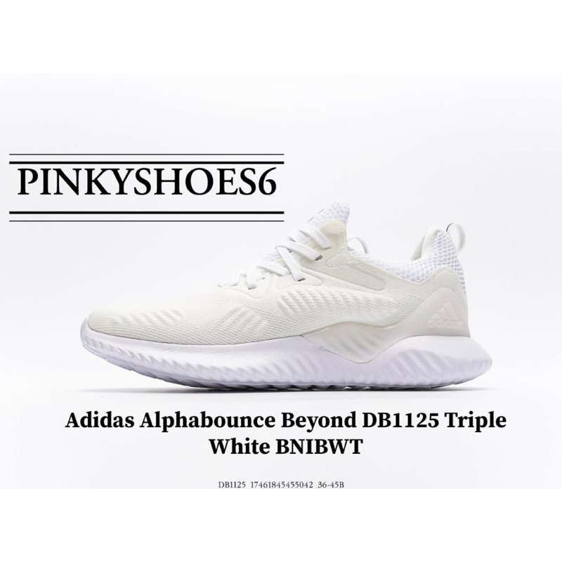 Sepatu Adidas Alphabounce Beyond DB1125 Triple White BNIBWT
