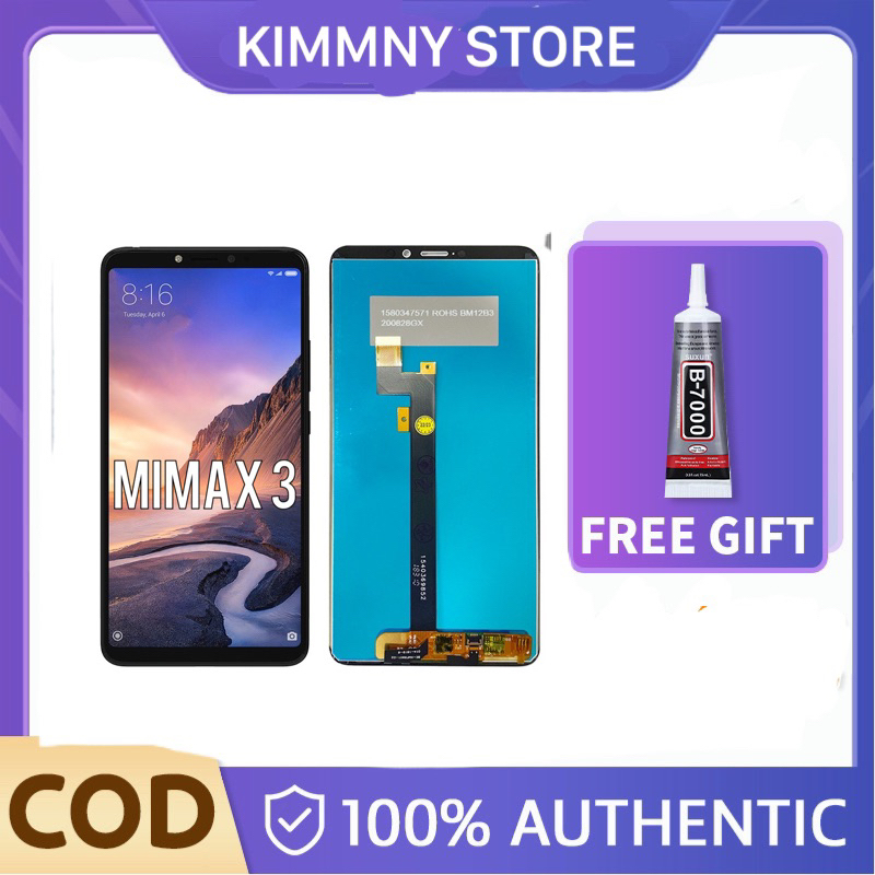LCD TOUCHSCREEN FULLSET XIAOMI MI MAX 3 MI MAX3 ORIGINAL BERGARANSI
