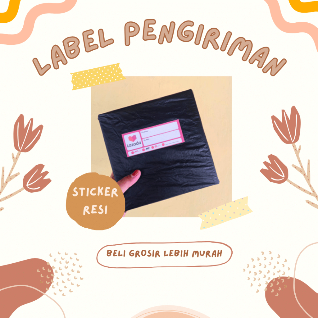 

[ISI 10 PC] Sticker Resi Online Shop | Sticker Resi Tempel Pengiriman | Sticker Pengiriman Custom