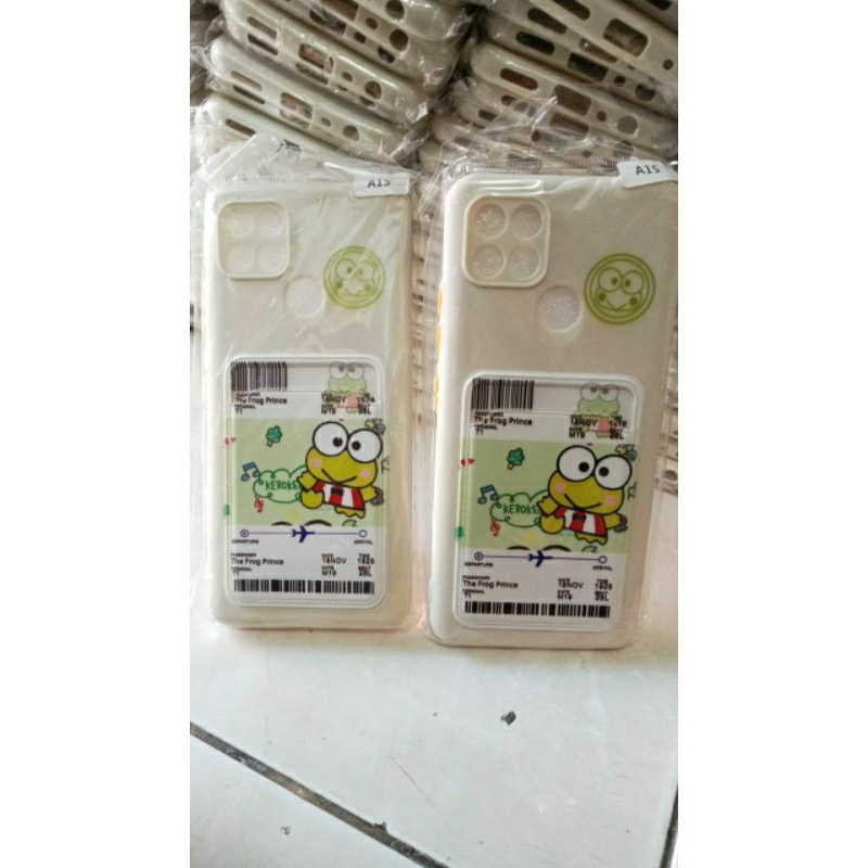 softcase Oppo A15 A15S casing silikon karakter keropi oppo A15 A15S