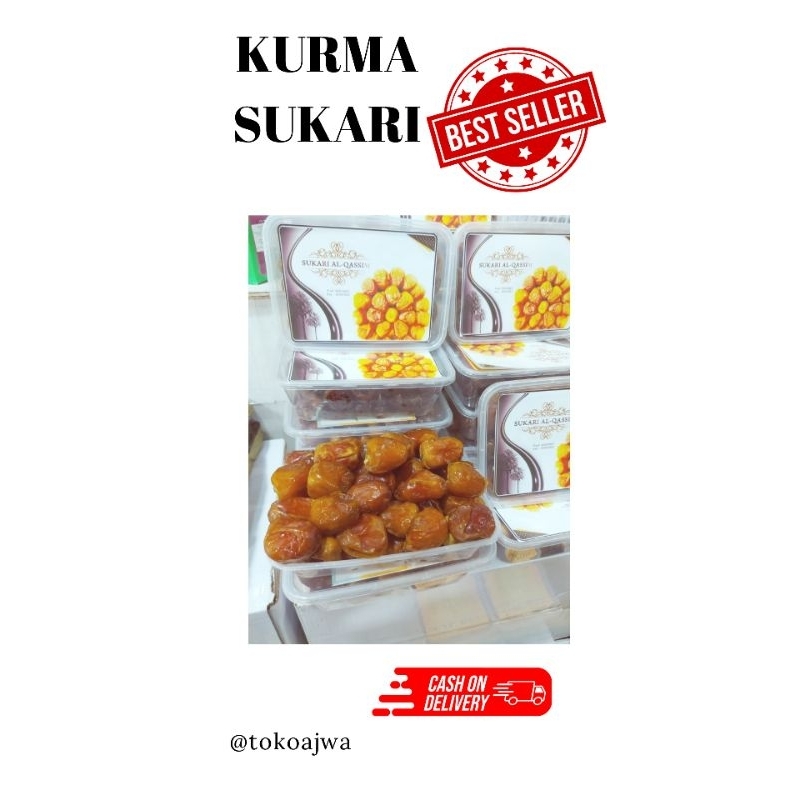

Kurma sukari al qossim 500gr [free box mika]