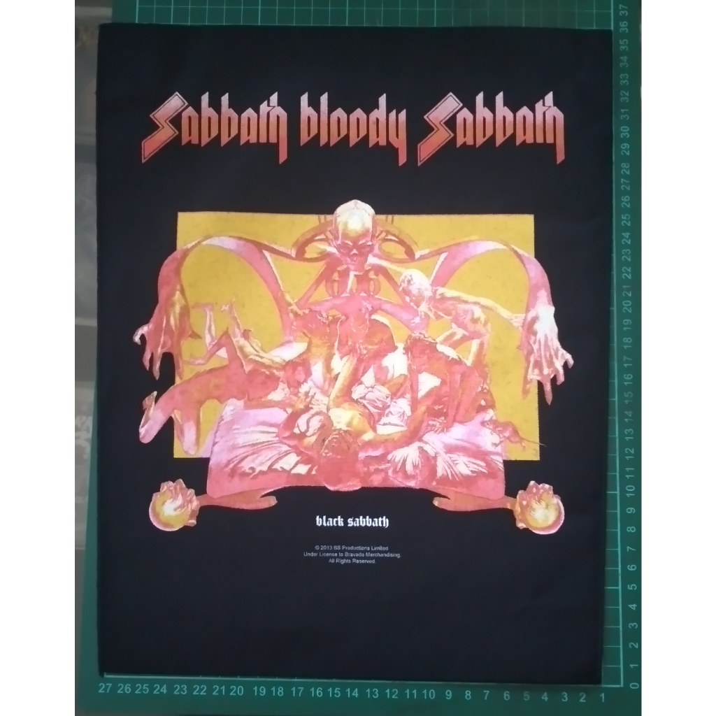 BLACK SABBATH - SABBATH BLOODY SABBATH back patch