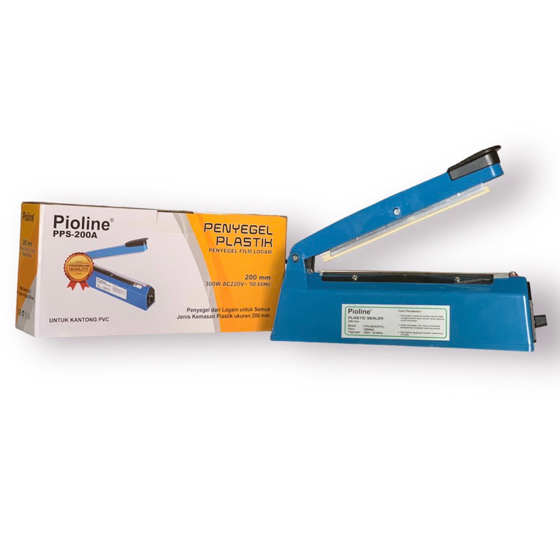 Impluse Sealer 20cm PIOLINE Alat Press Plastik Las Plastik