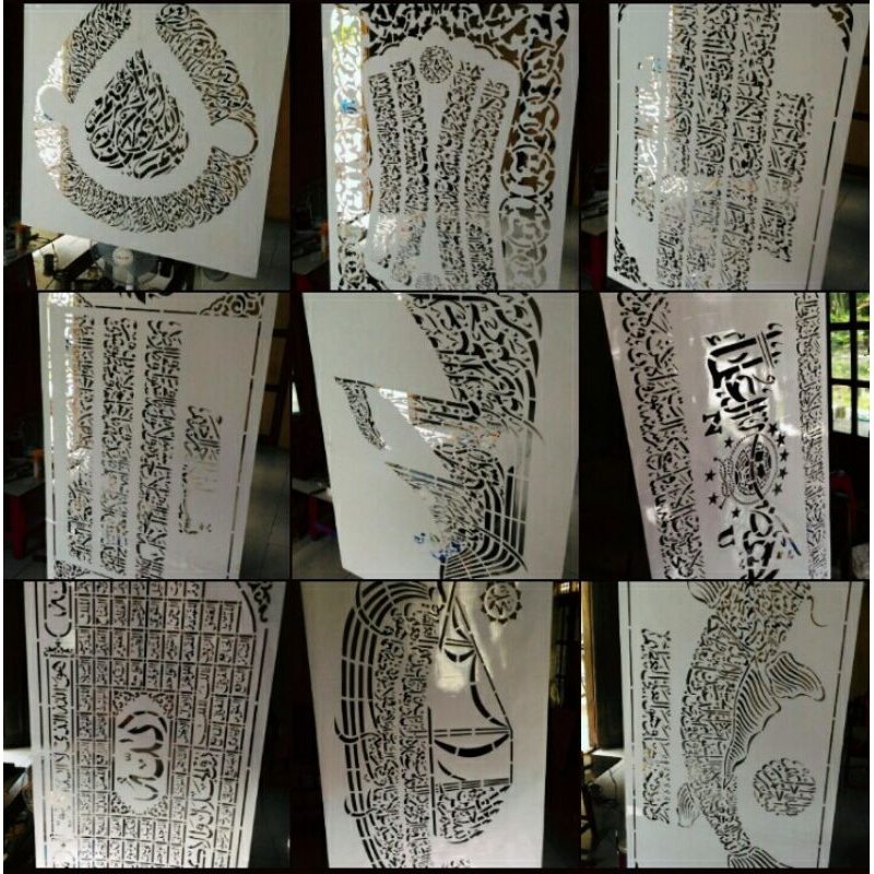 MaL/cetakan Kaligrafi (Banyak Pilihan motifnya) #004