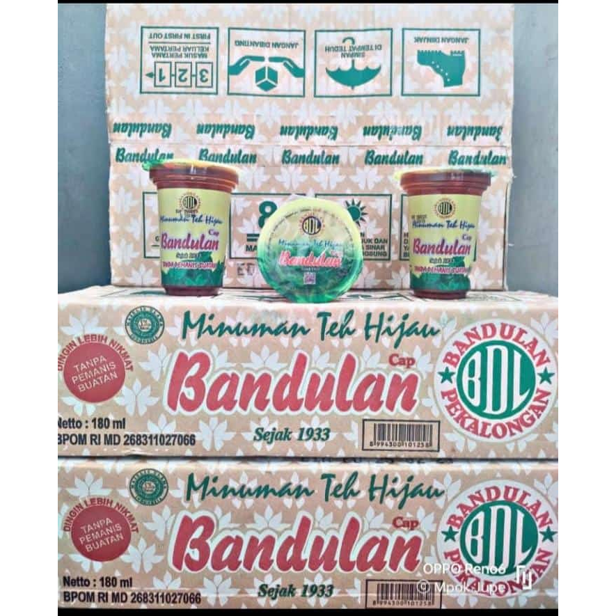 

Teh Bandulan Hijau dus isi 24 / bandulan teh melati / teh bandulan