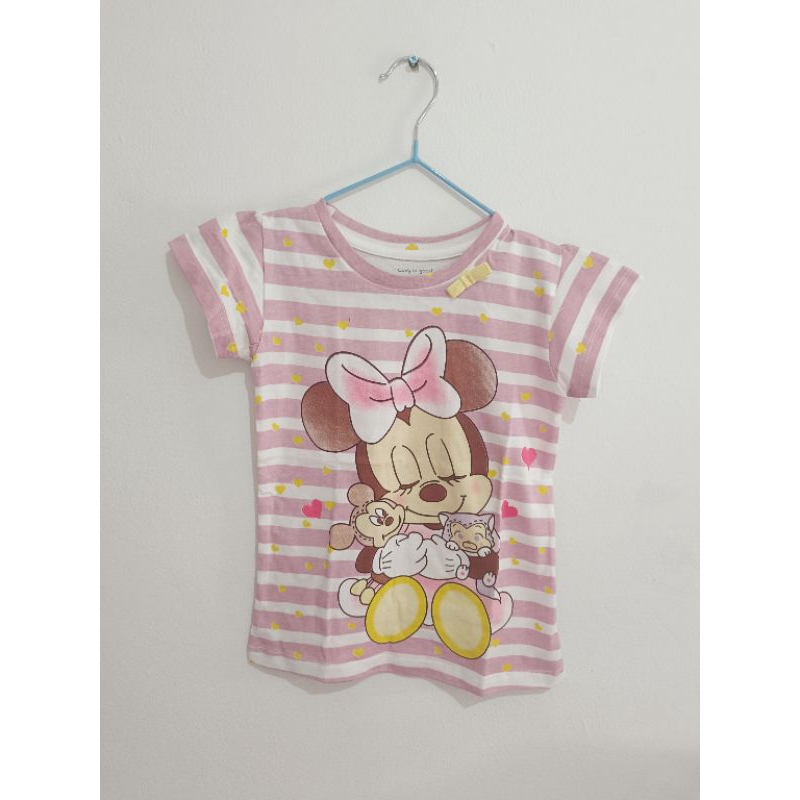Atasan Tshirt Anak Perempuan Cozy Is Good 6 Minnie Doll Mickey