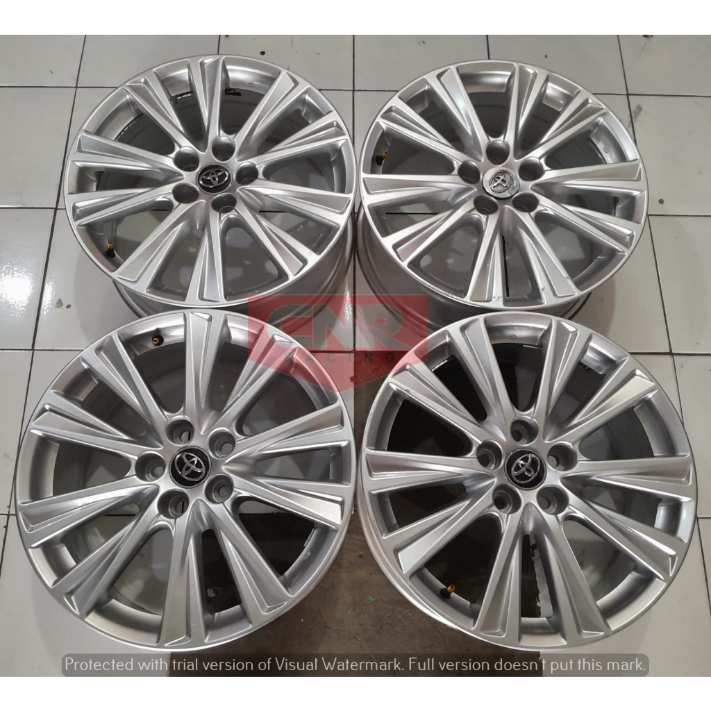 velg mobil alphard ring 18 velg toyota alphard-velg murah seken