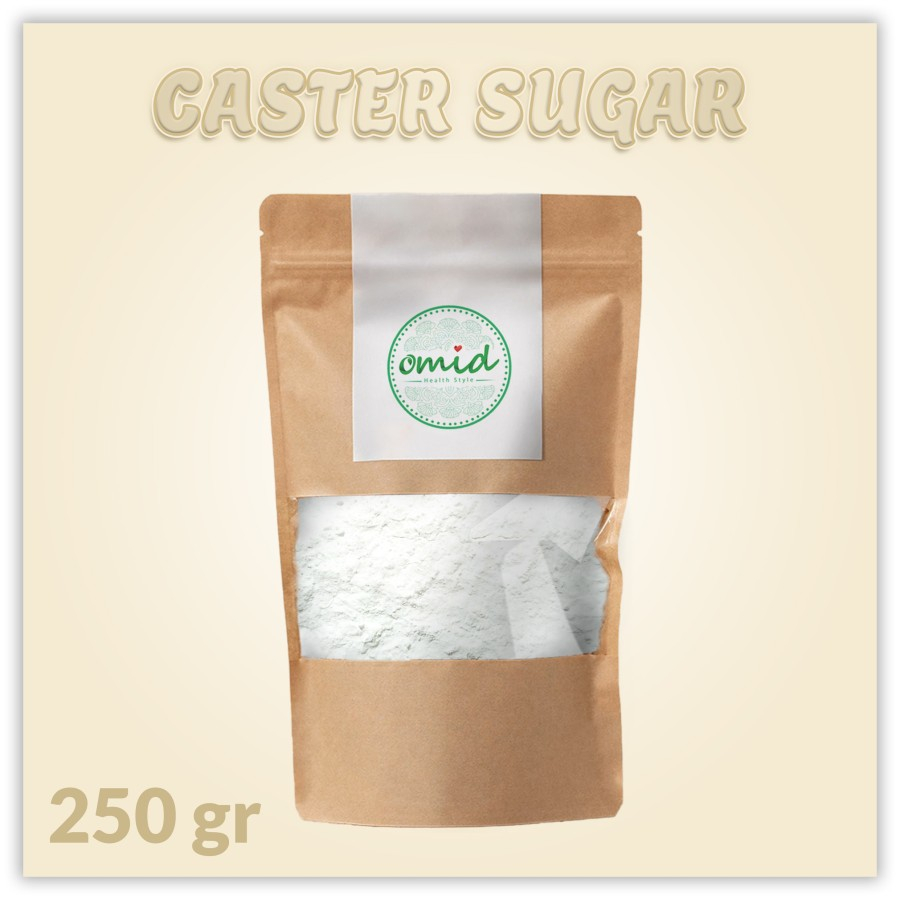 

250 gr - Organic Caster Sugar | Rempah Gula Putih Halus