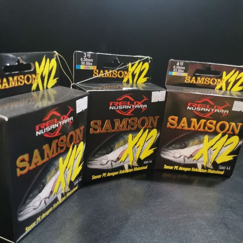 SENAR PE RELIX SAMSON 12X 500M