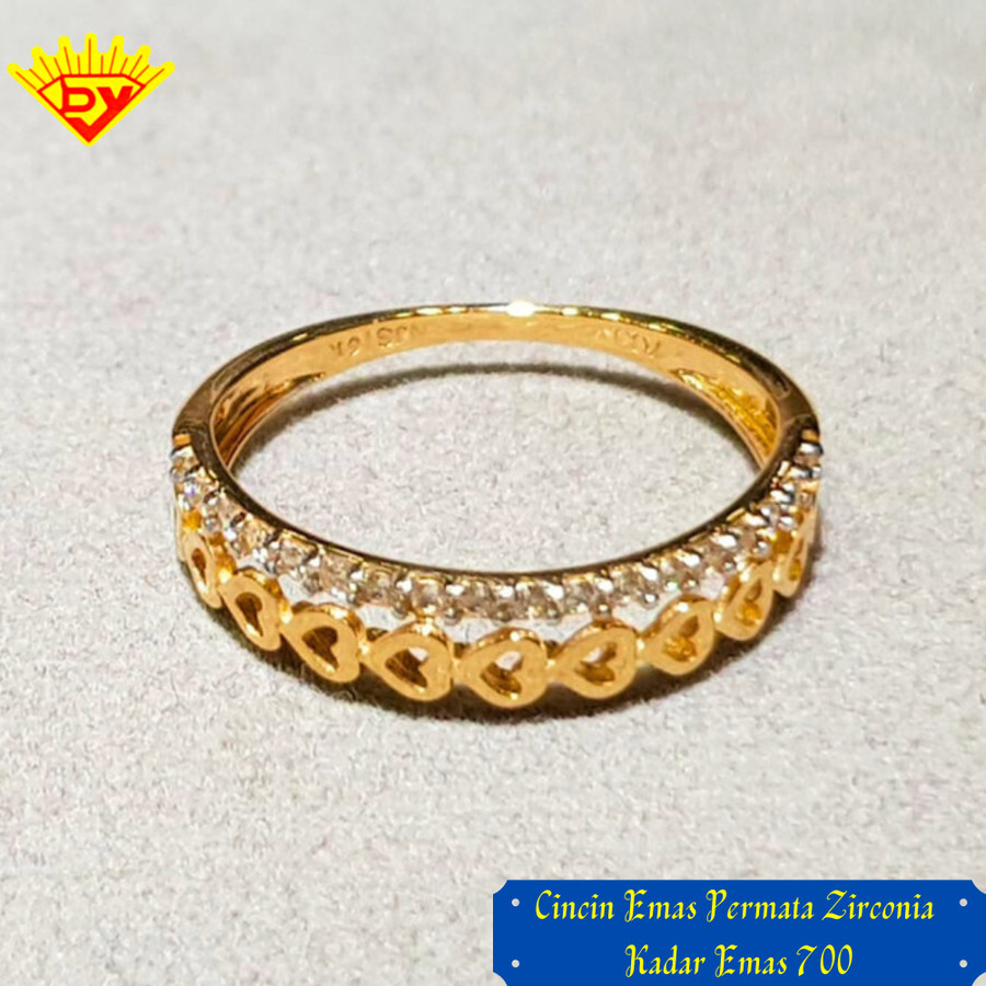 Cincin Emas Kuning 309 Kadar Emas 700