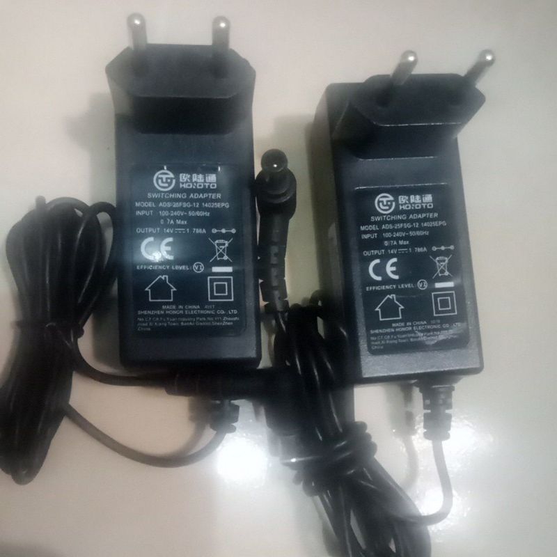 Adaptor Hoioto 12v dan 14v