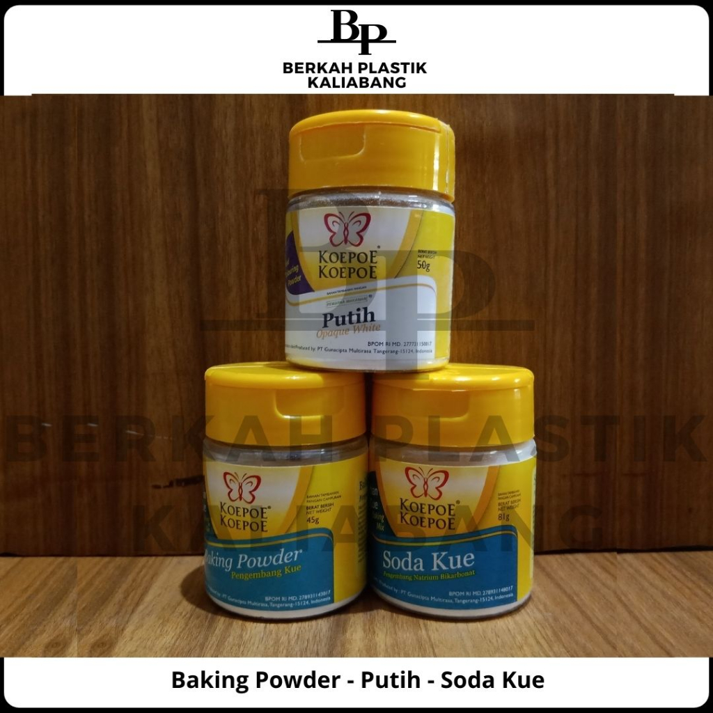 

Kupu Kupu Baking Powder - Pewarna Makanan Putih - Soda Kue 1pcs