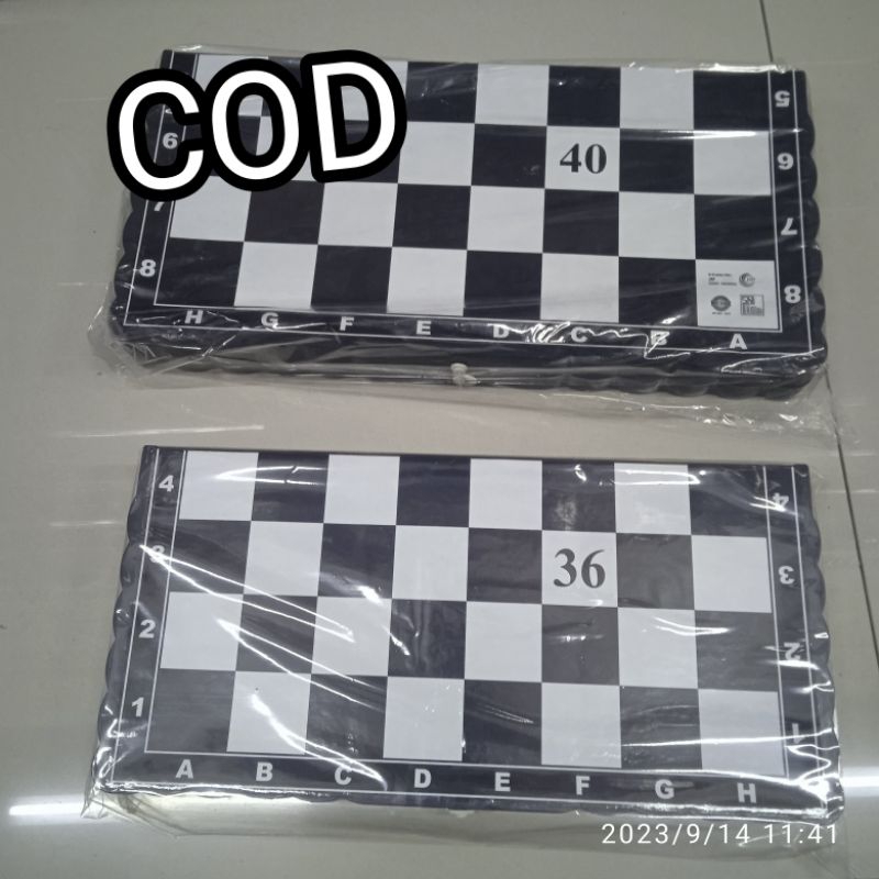 papan catur plastik