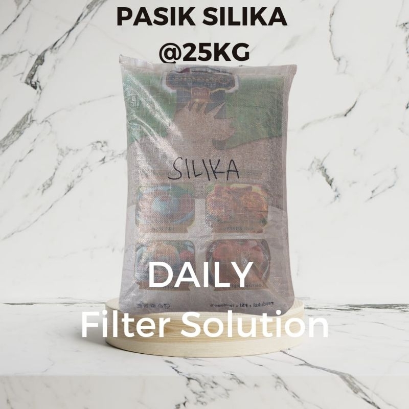 Pasir Silika / Pasir Silica Sak 25 Kg (khusus gojek/grab)