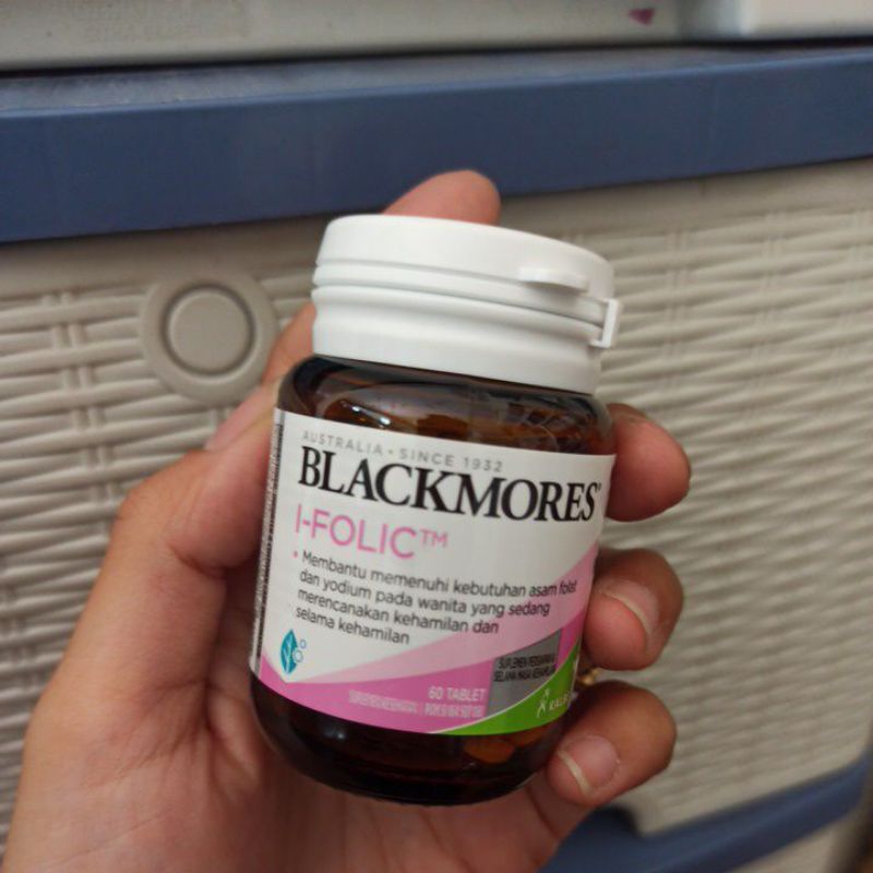 Blackmores ifolic i-folic 60 tablet asam folat promil hamil