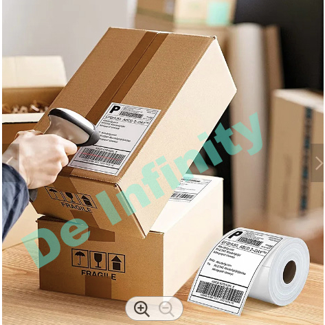 

LABEL THERMAL LABEL STIKER BARCODE LABEL PENGIRIMAN 100X150 UKURAN A6
