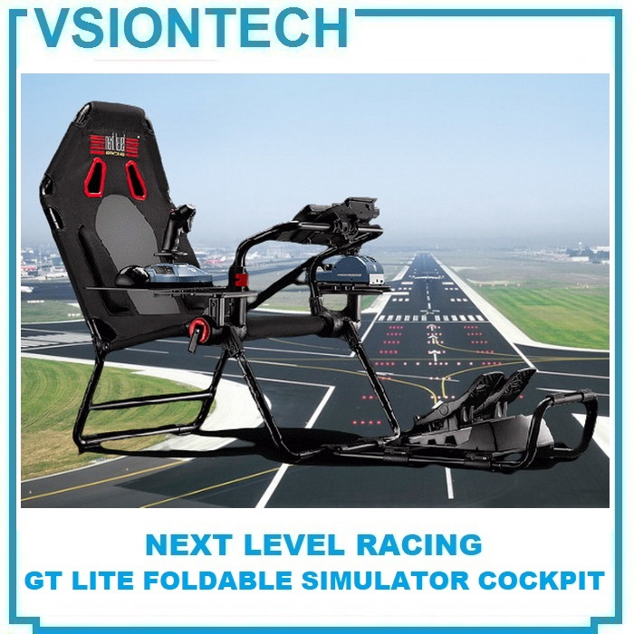 Next Level Racing Flight Simulator Lite - Kursi Cockpit Simulator Gaming PC PS3 PS4 PS5 Xbox Nintend